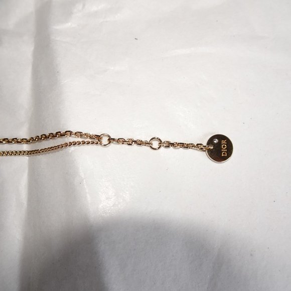 Dior Gold CD Logo Star Crystal Bracelet - Picture 11 of 12